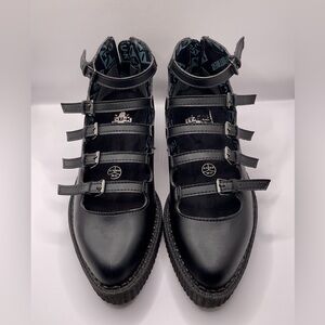 Women's Black Strappy Shoes